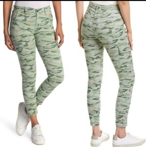 NWT JOE’S Jeans The Icon Soft Olive Green Camo Ankle Cut Jean